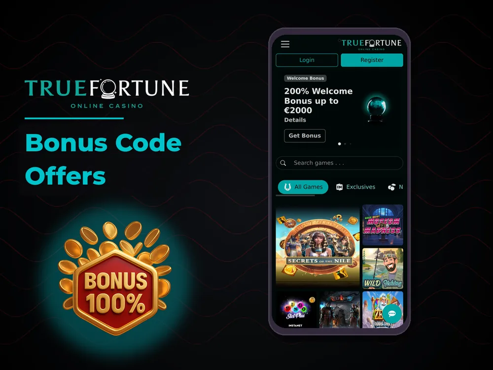 True Fortune casino - Bonus Code Offers