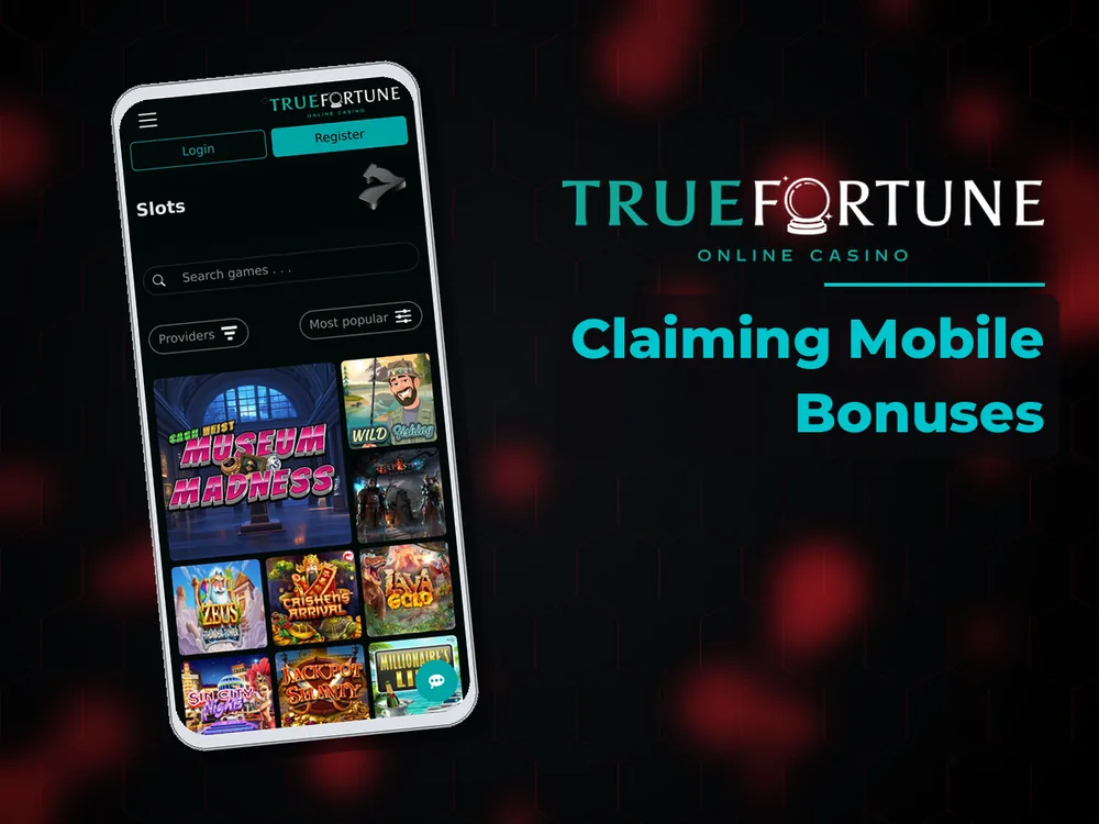 True Fortune casino - Claiming Mobile Bonuses