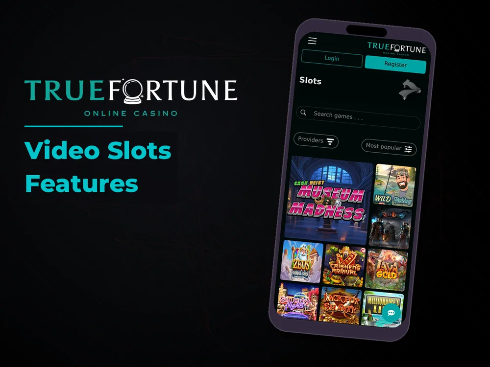 True Fortune casino - Video Slots Features