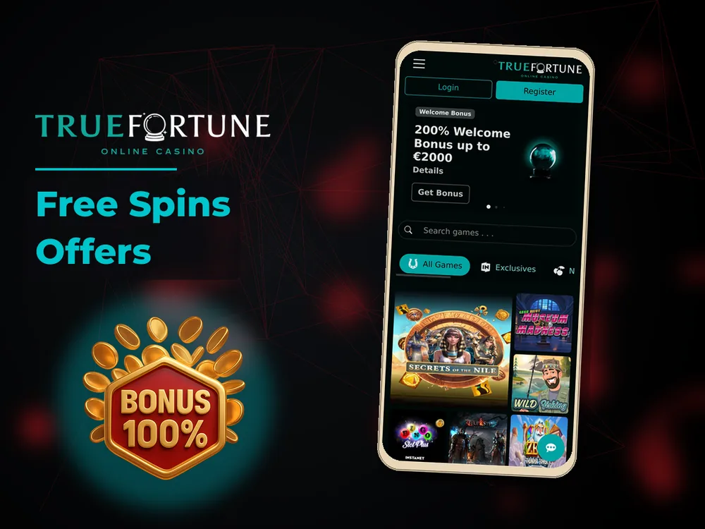 True Fortune casino - Free Spins Offers