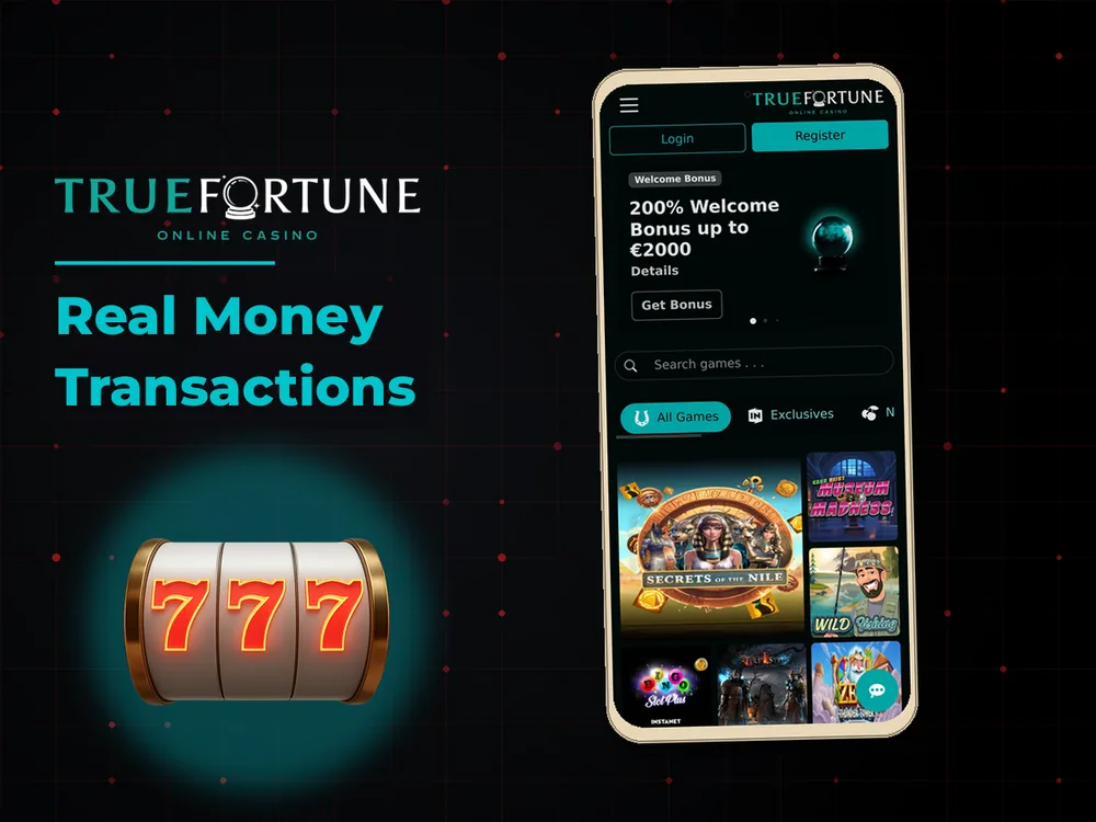 True Fortune casino - Real Money Transactions