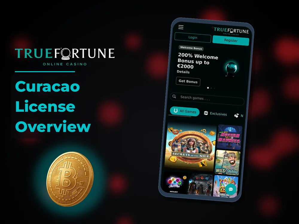 True Fortune casino - Curacao License Overview