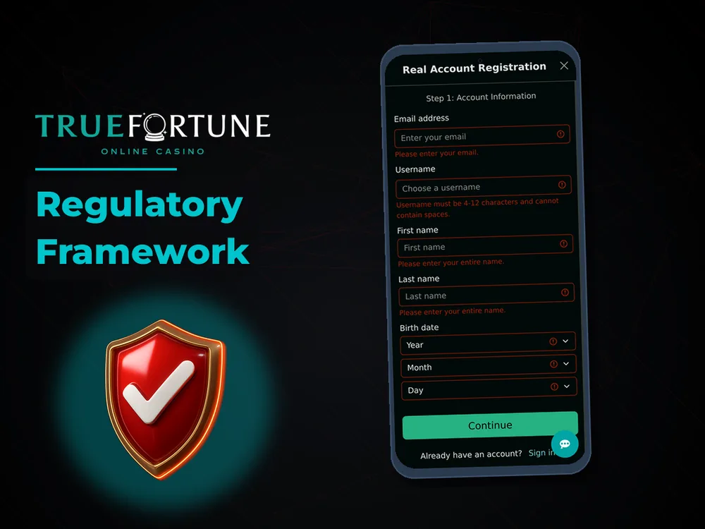 True Fortune casino - Regulatory Framework