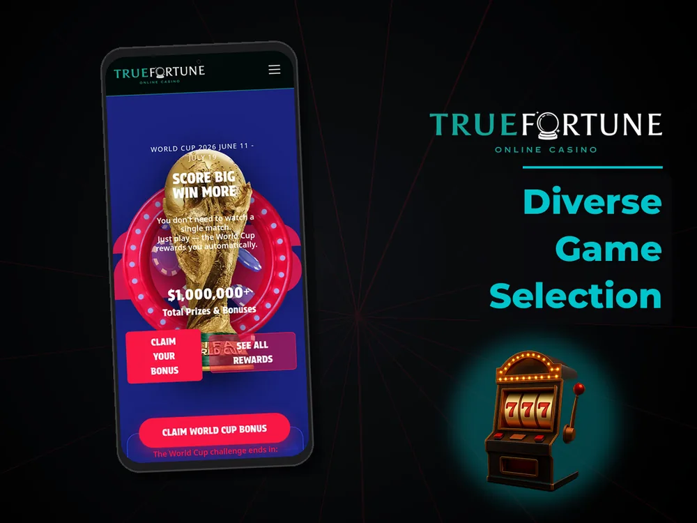 True Fortune casino - Diverse Game Selection