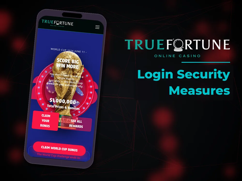 True Fortune casino - Login Security Measures
