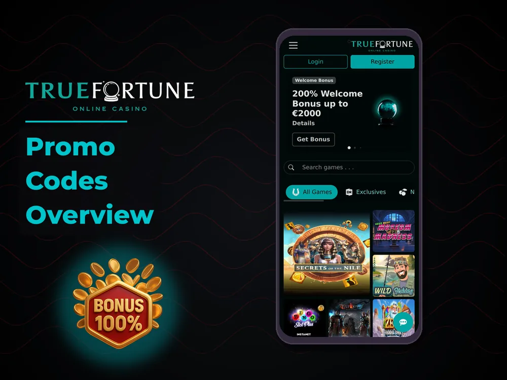 True Fortune casino - Promo Codes Overview