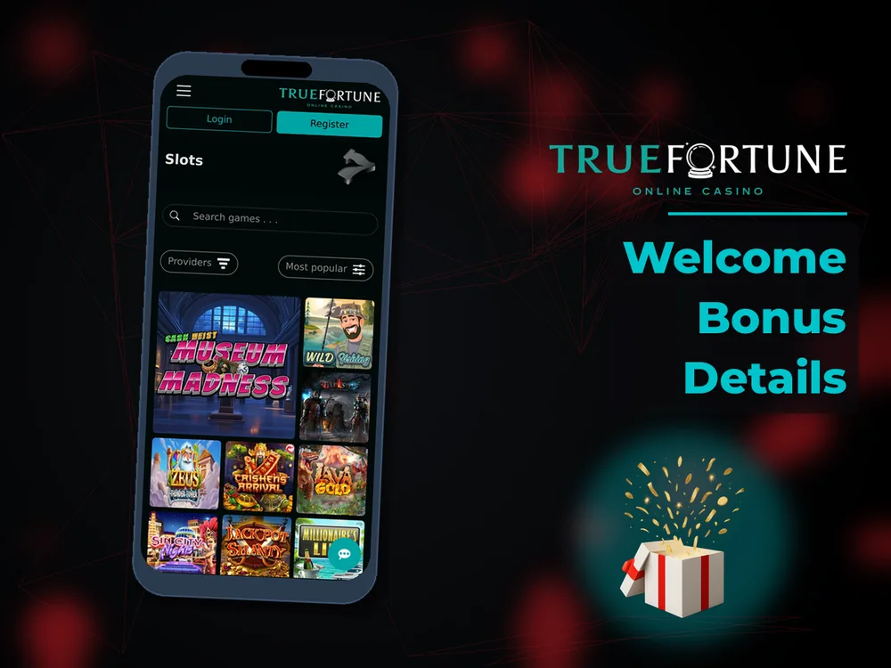 True Fortune casino - Welcome Bonus Details