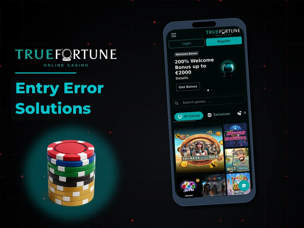 True Fortune casino - Entry Error Solutions