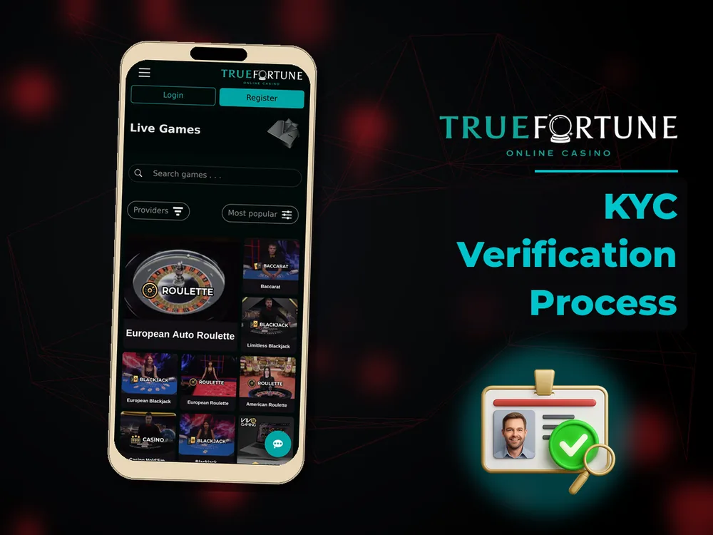 True Fortune casino - KYC Verification Process