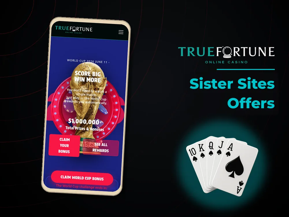 True Fortune casino - Sister Sites Offers