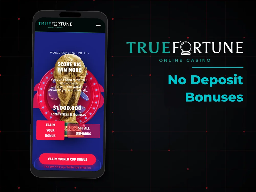 True Fortune casino - No Deposit Bonuses