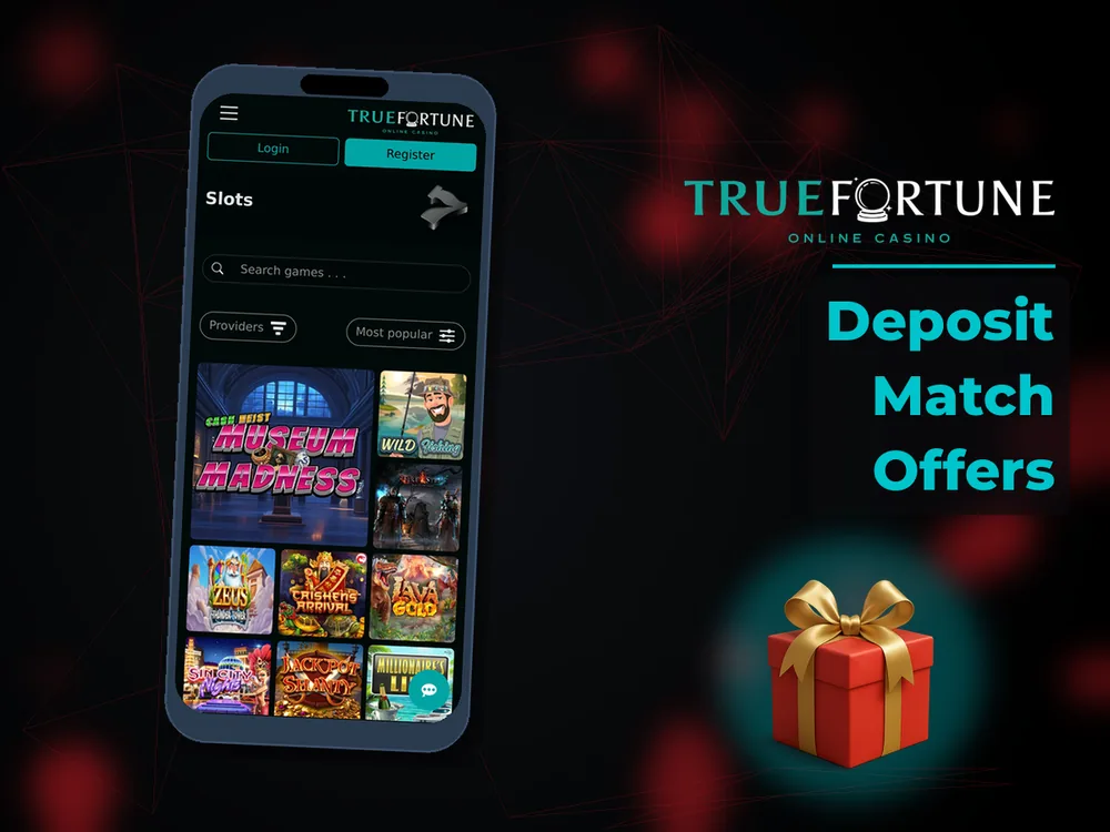 True Fortune casino - Deposit Match Offers