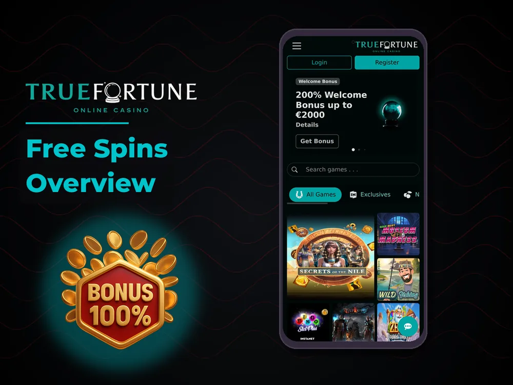 True Fortune casino - Free Spins Overview
