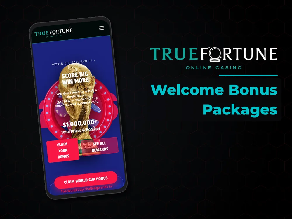 True Fortune casino - Welcome Bonus Packages