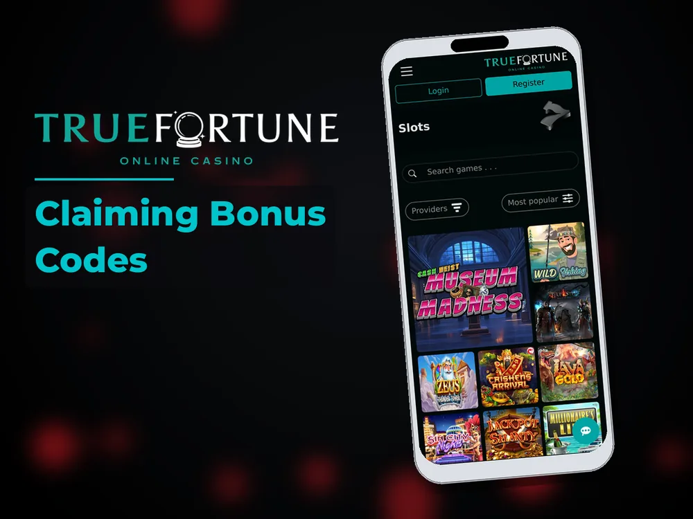 True Fortune casino - Claiming Bonus Codes
