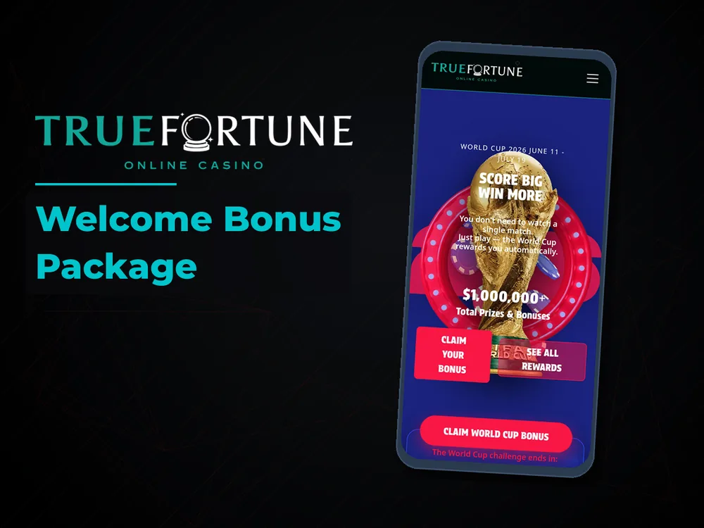 True Fortune casino - Welcome Bonus Package