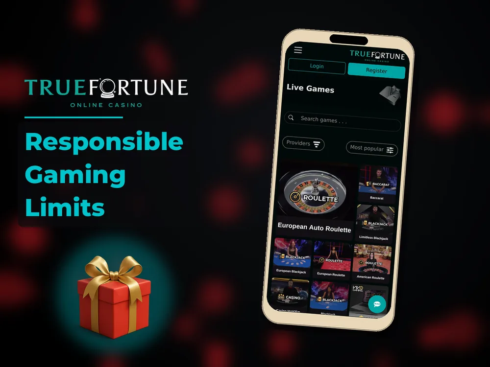 True Fortune casino - Responsible Gaming Limits
