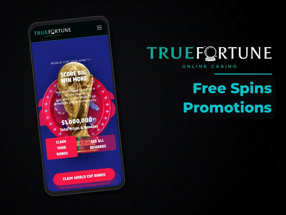 True Fortune casino - Free Spins Promotions