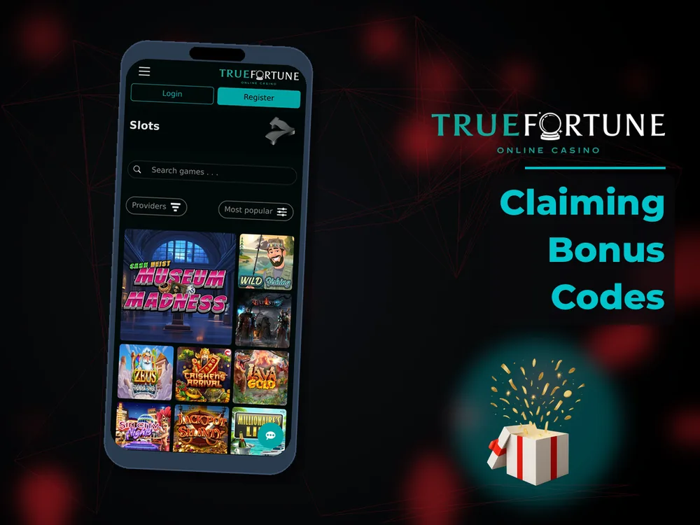 True Fortune casino - Claiming Bonus Codes