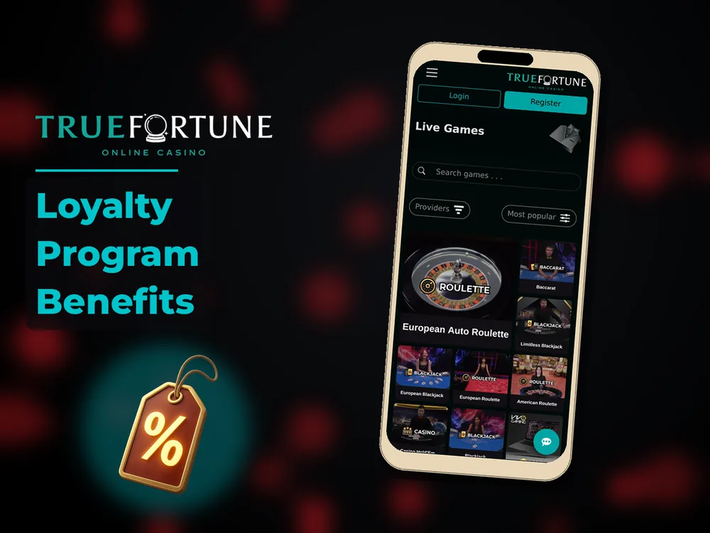 True Fortune casino - Loyalty Program Benefits