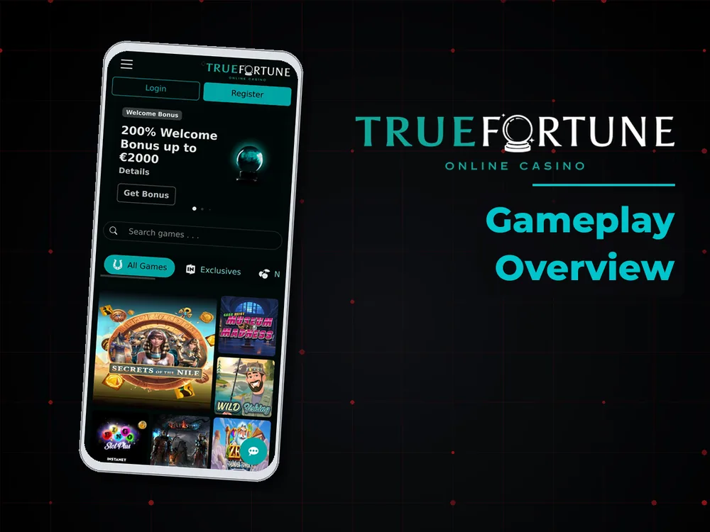 True Fortune casino - Gameplay Overview