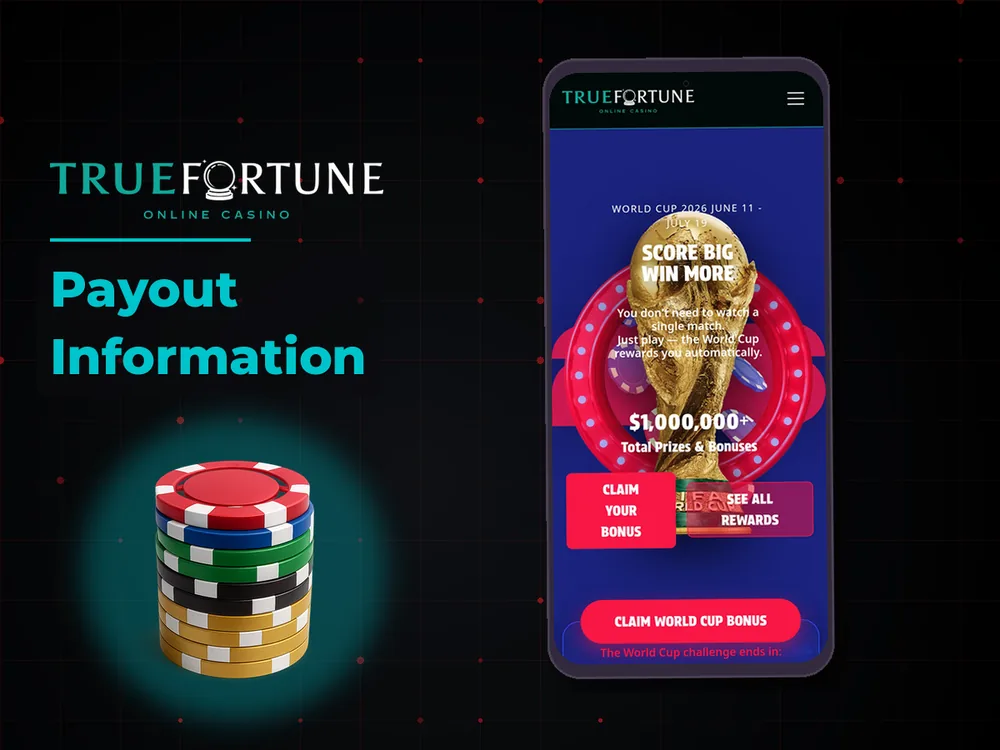 True Fortune casino - Payout Information