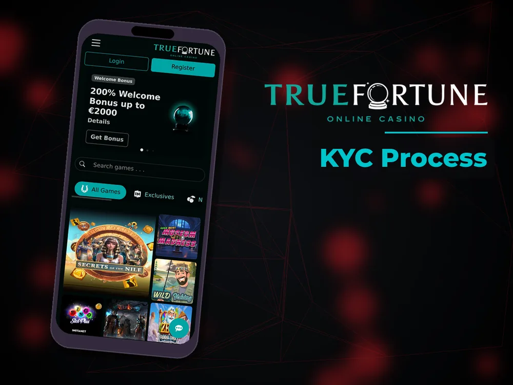 True Fortune casino - KYC Process