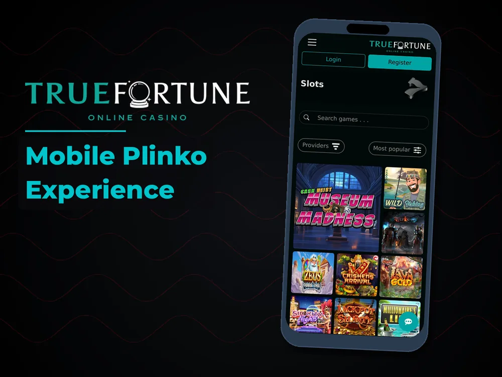 True Fortune casino - Mobile Plinko Experience