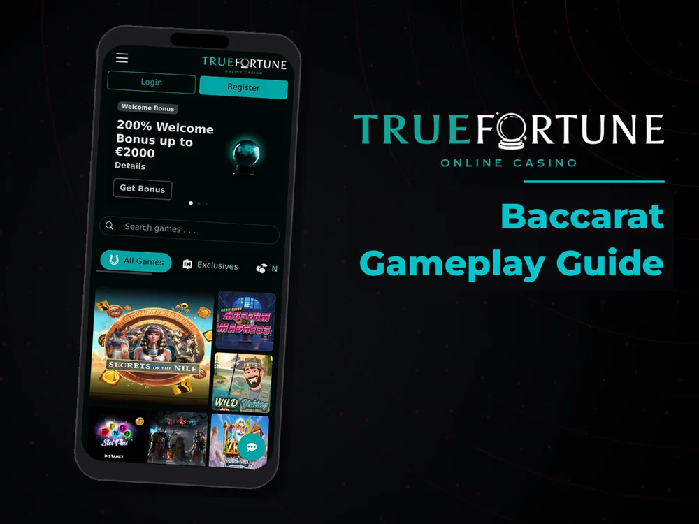 True Fortune casino - Baccarat Gameplay Guide