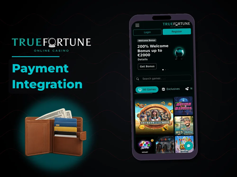 True Fortune casino - Payment Integration