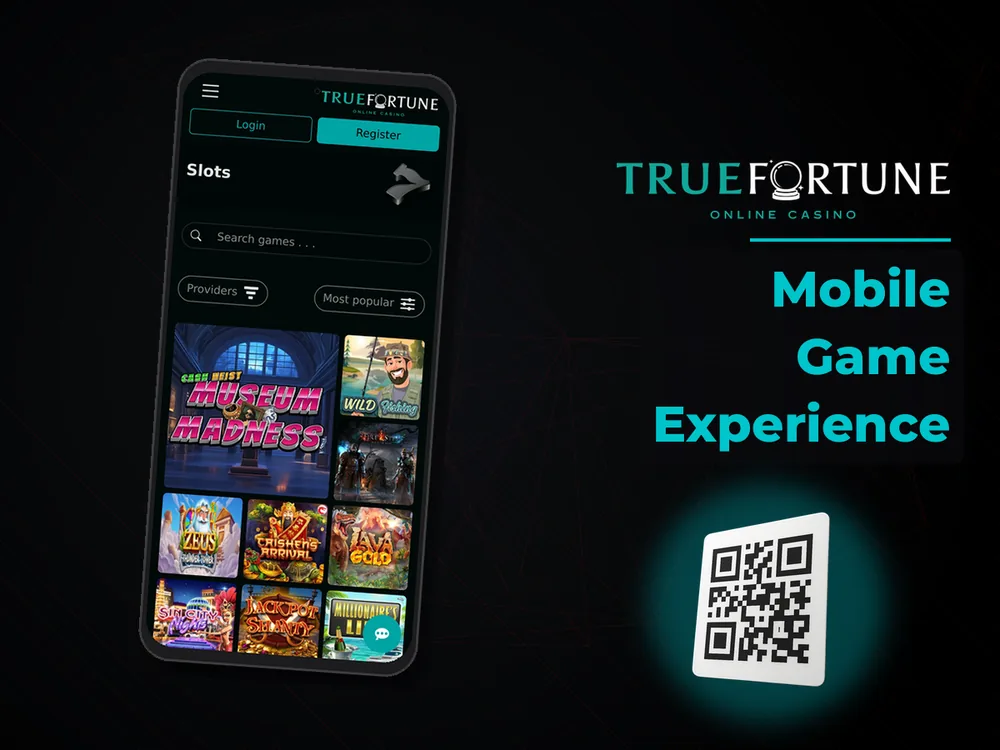 True Fortune casino - Mobile Game Experience