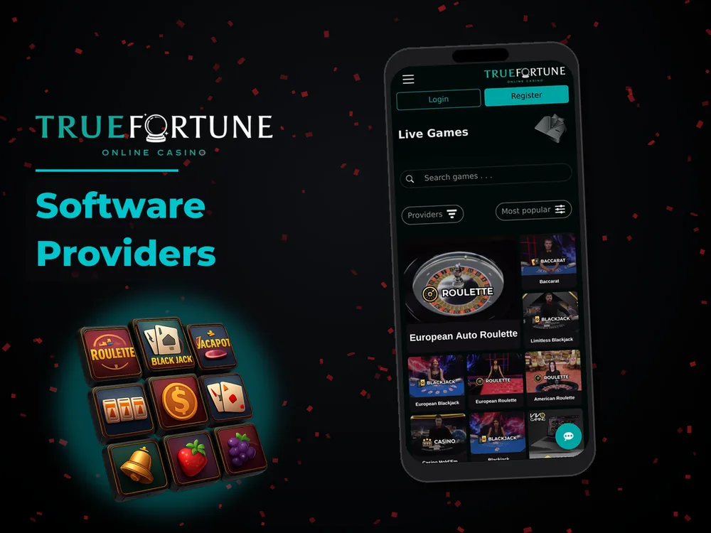 True Fortune casino - Software Providers