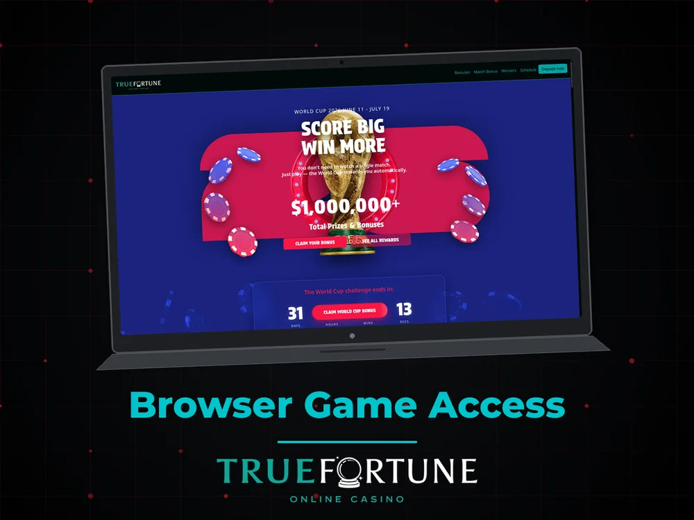 True Fortune casino - Browser Game Access