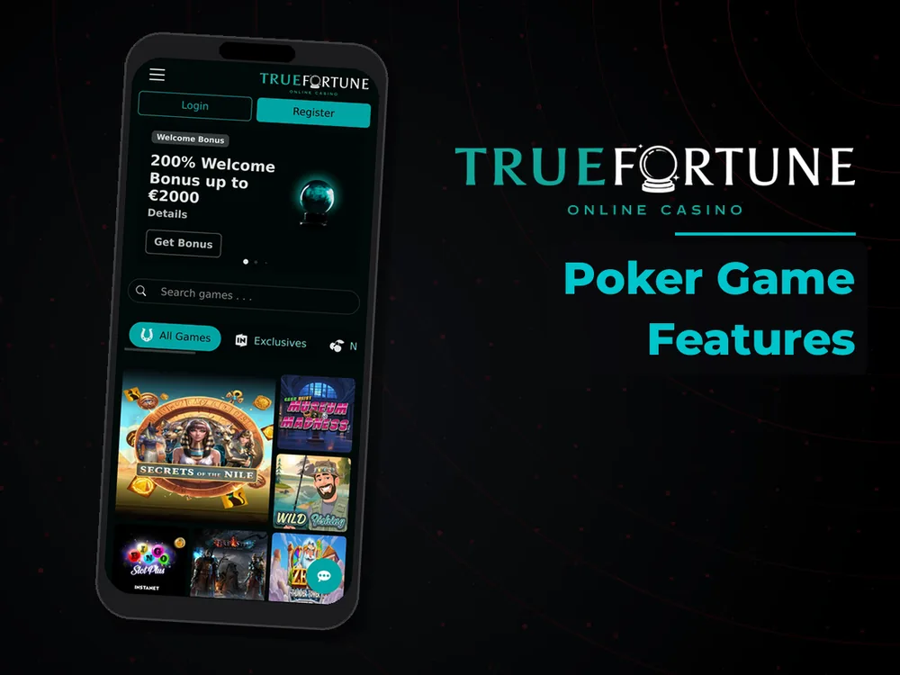 True Fortune casino - Poker Game Features