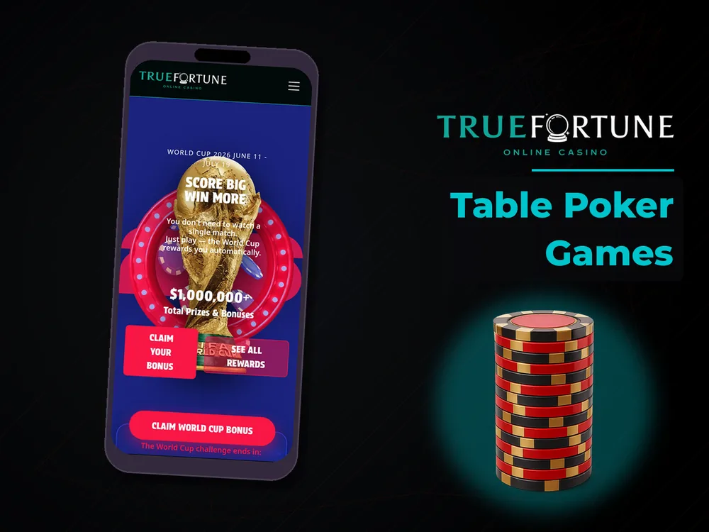 True Fortune casino - Table Poker Games