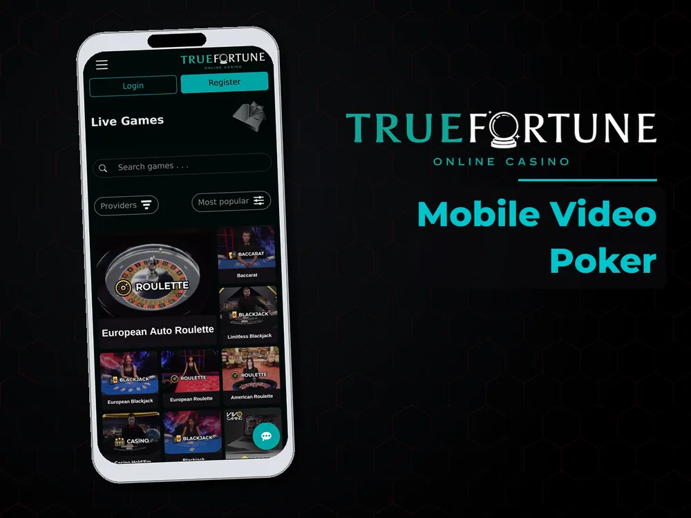 True Fortune casino - Mobile Video Poker