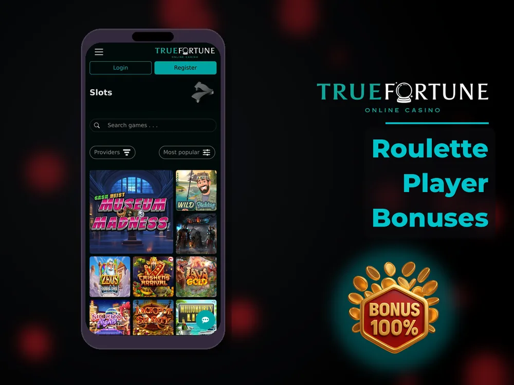 True Fortune casino - Roulette Player Bonuses