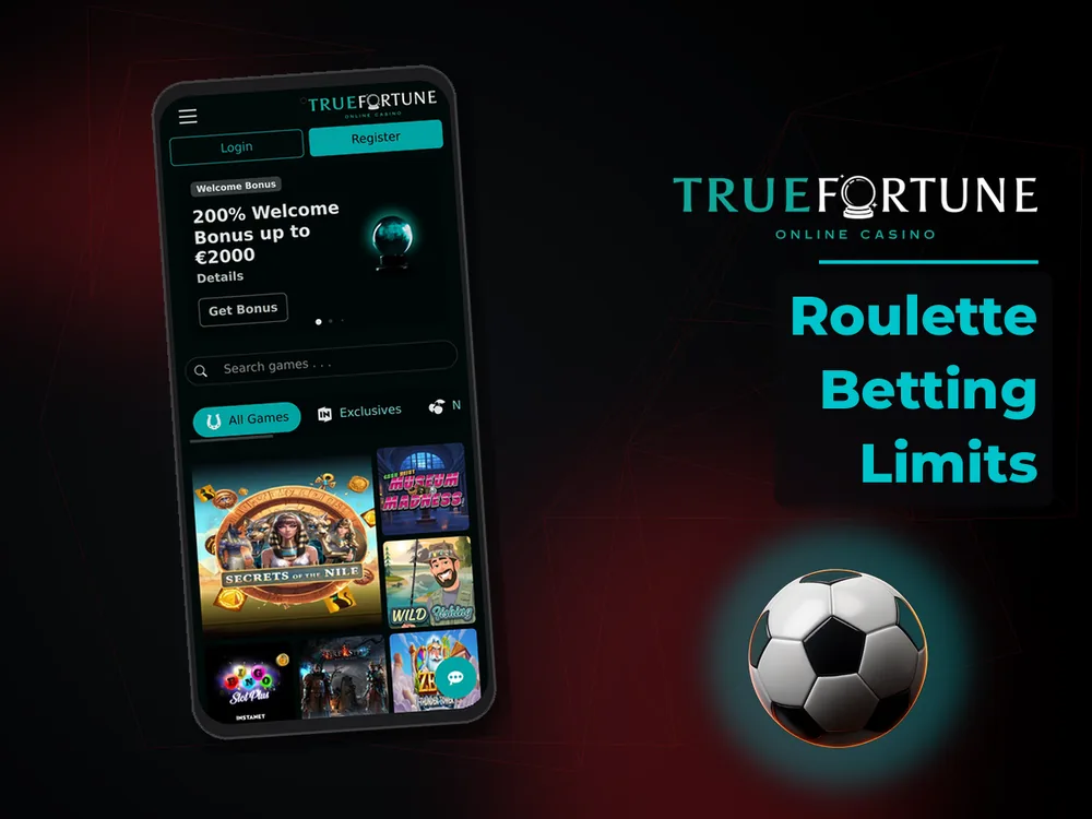 True Fortune casino - Roulette Betting Limits