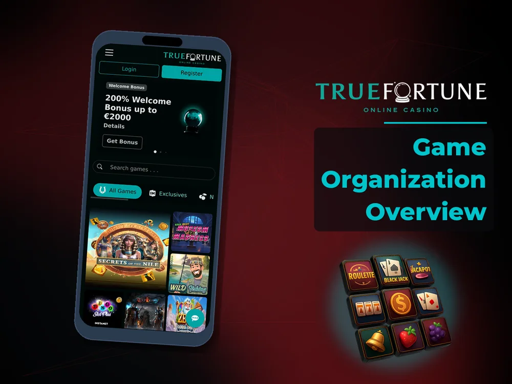 True Fortune casino - Game Organization Overview