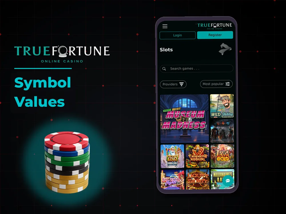 True Fortune casino - Symbol Values