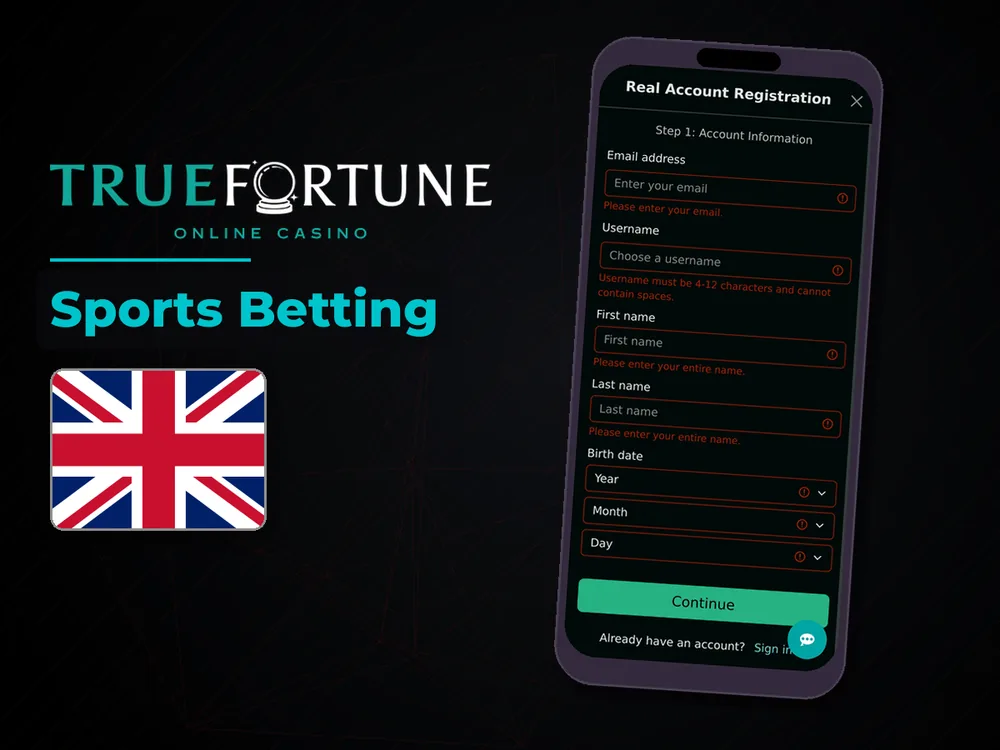 True Fortune casino - Sports Betting